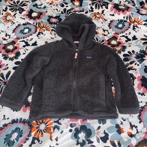 Girls XS Patagonia Gray Fleece Jacket